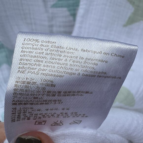 3 Aden + Anais Baby Swaddle Blankets Stars Cotton Muslin Waffle Lovey - Picture 5 of 5